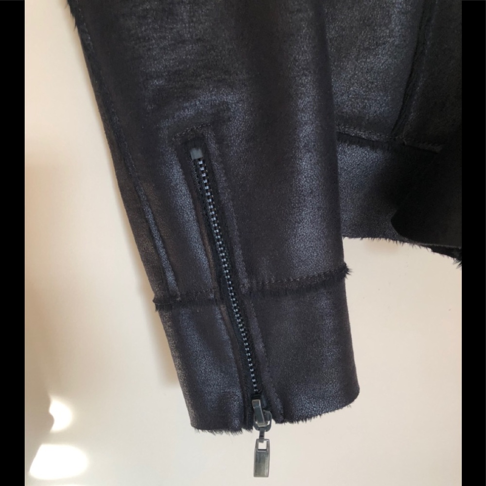 GUESS FAUX SUEDE LEATHER LIGHTWEIGHT JACKET🧥Sz M - Picture 15 of 17
